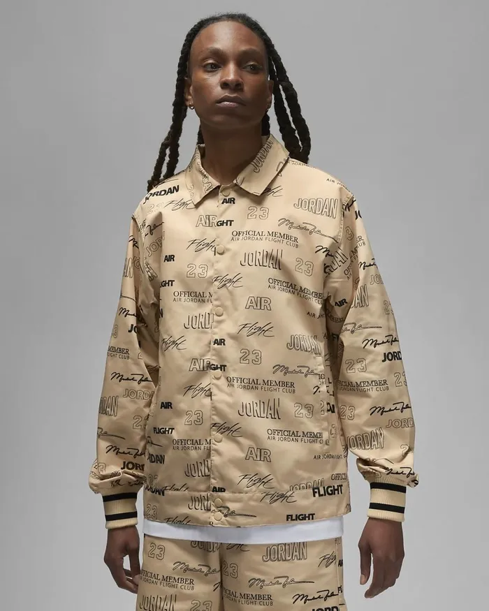 Men Jordan Flight Mvp Sesame Nike Jackets