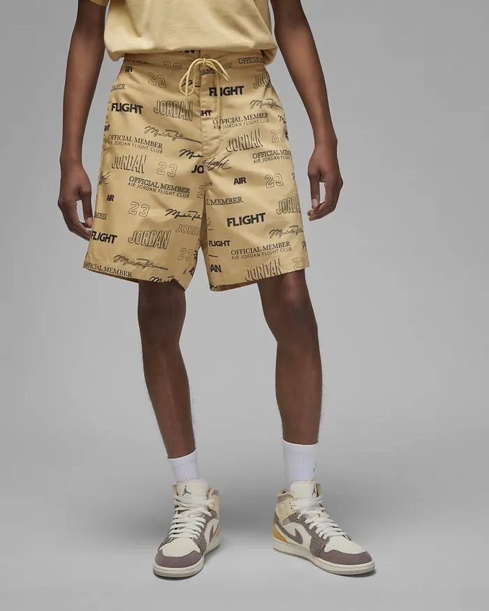 Men Jordan Flight Mvp Sesame Nike Shorts