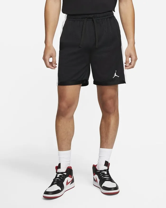 Men Jordan Sport DriFit Blackwhitewhite Nike Shorts