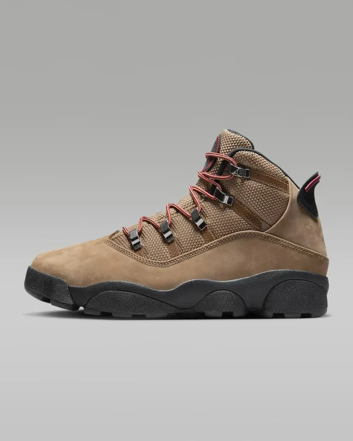 Men Jordan Winterized 6 Rings Rocky Tanvarsity Redblack Nike Lifestyle