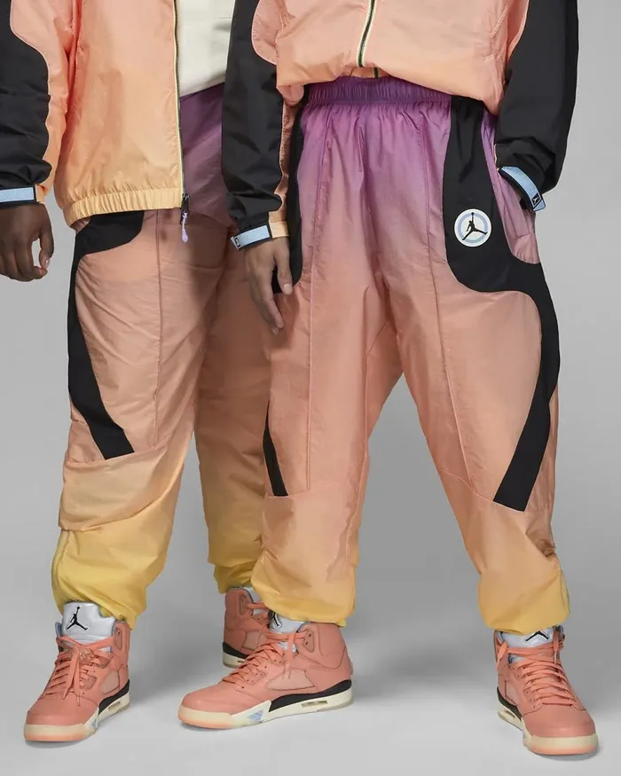 Men Jordan X Dj Khaled Violet Starbicycle Yellowblack Nike Trousers And Tights