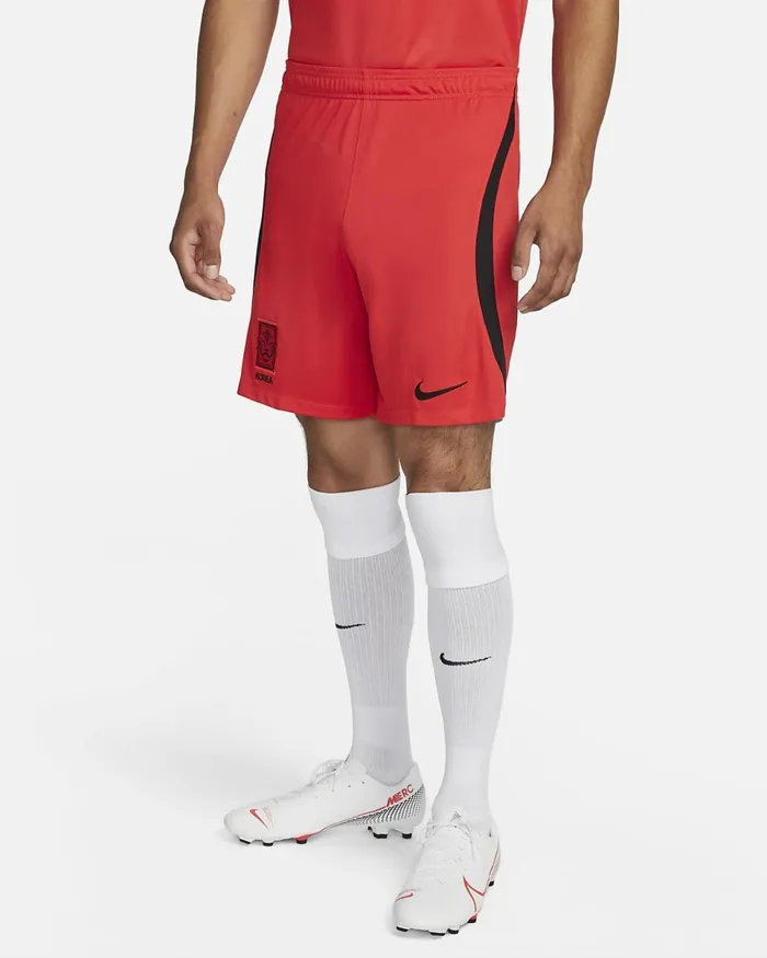 Men Korea 202223 Stadium Home Global Redblackblack Nike Shorts