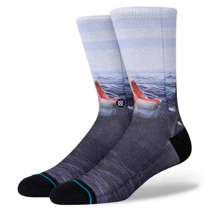 Men Landlord Crew Socks Blue Stance Crew