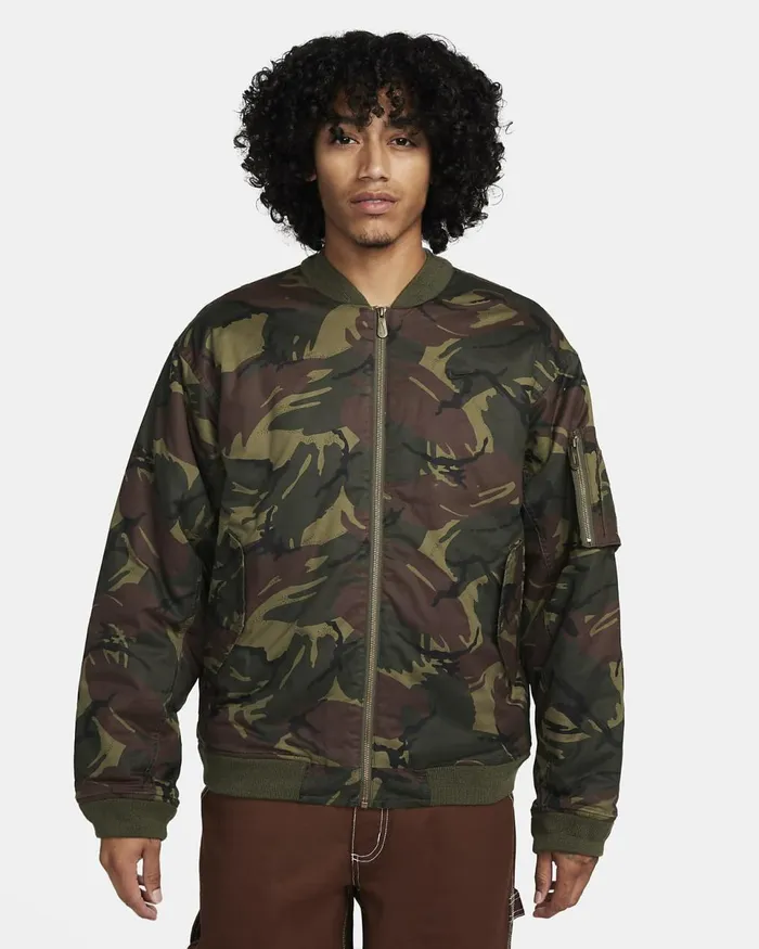 Men Life Medium Oliveblack Nike Jackets