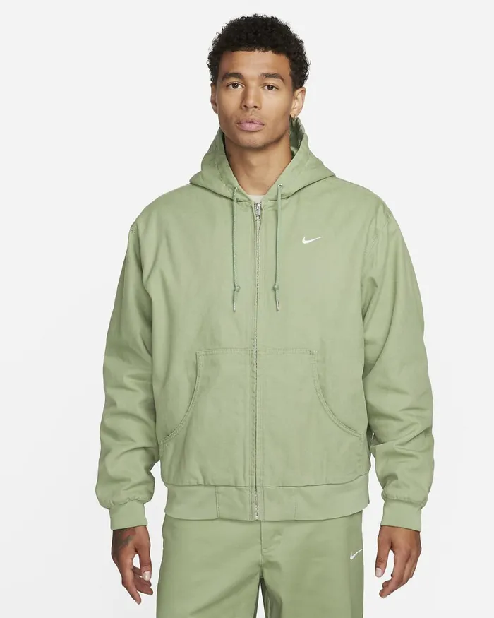 Men Life Oil Greengold Suedewhite Nike Jackets