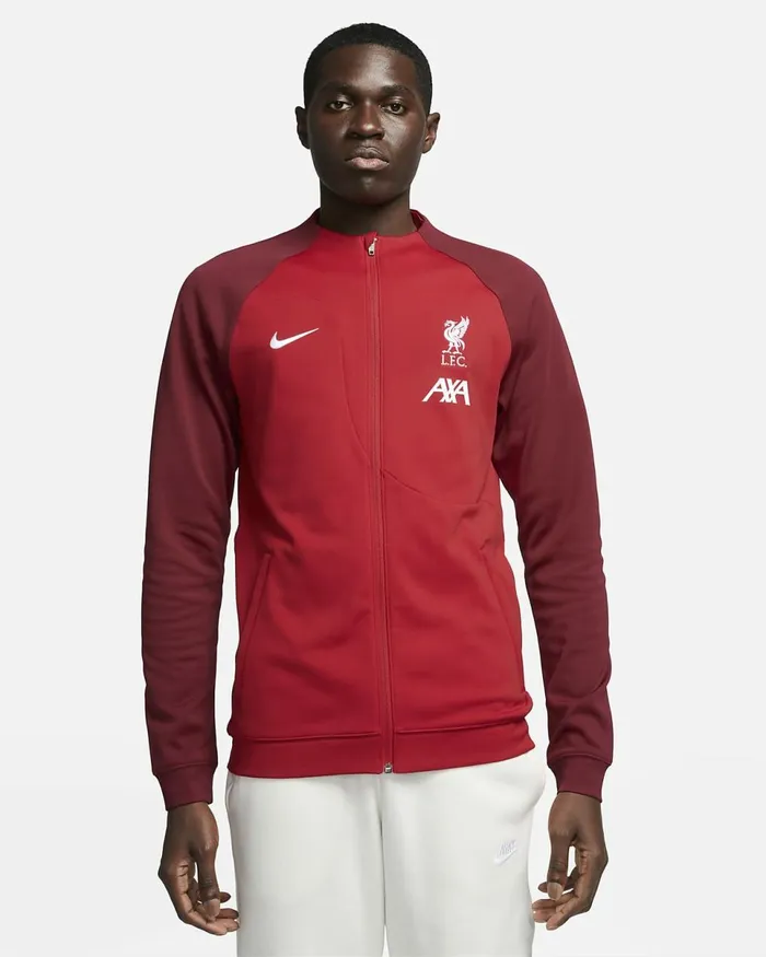 Men Liverpool FC Academy Pro Gym Redteam Redwhite Nike Tracksuits