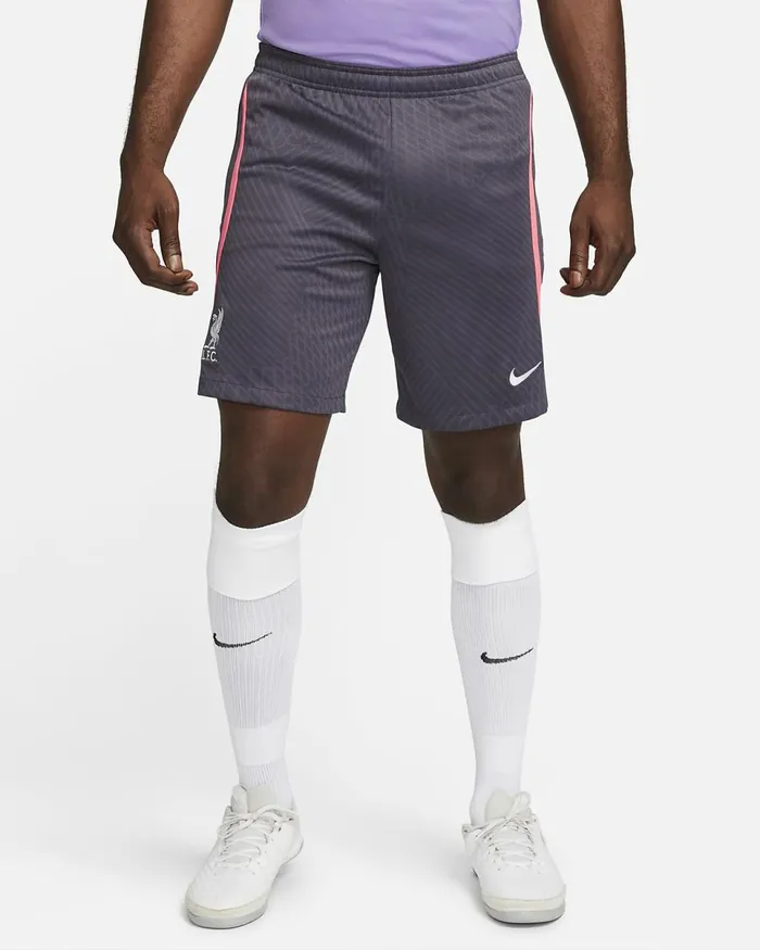 Men Liverpool FC Strike Third Gridironhot Punchwhite Nike Shorts