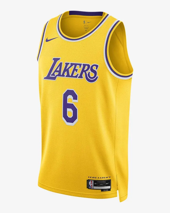 Men Los Angeles Lakers Icon Edition 202223 Amarillo Nike Kits And Jerseys