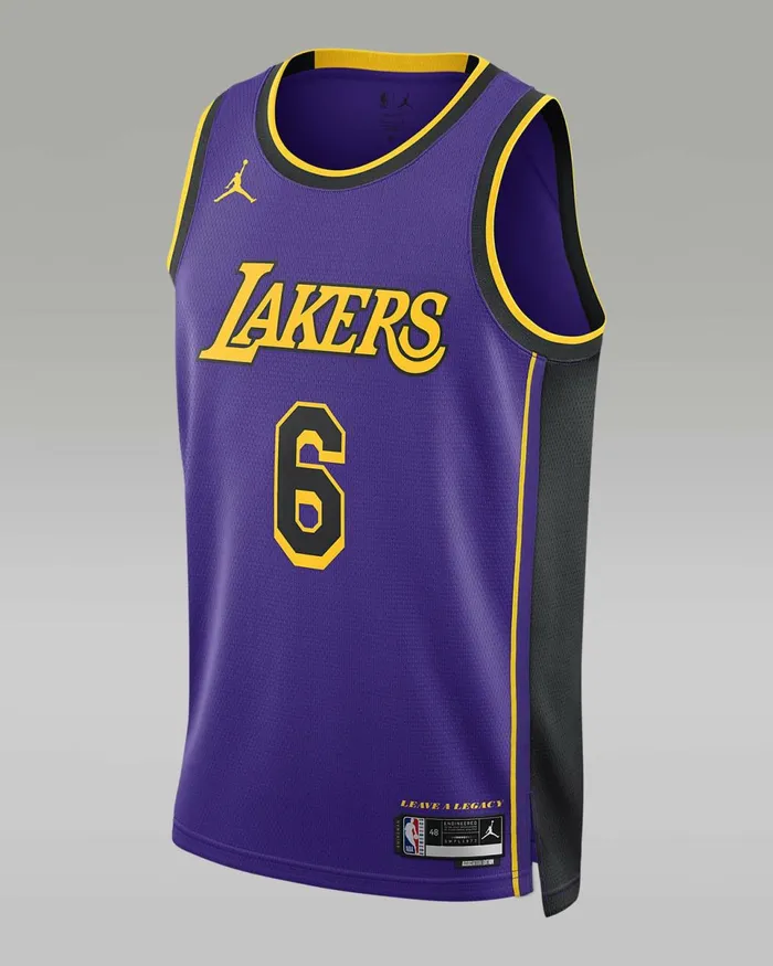 Men Los Angeles Lakers Statement Edition Field Purple Nike Kits And Jerseys