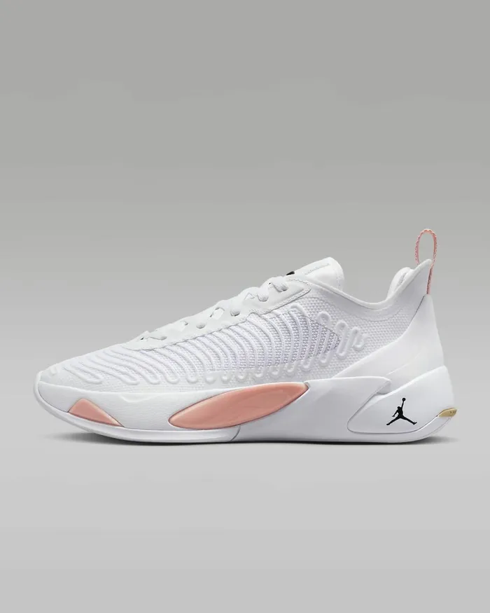 Men Luka 1 Whitebleached Coralsesameblack Nike Jordan