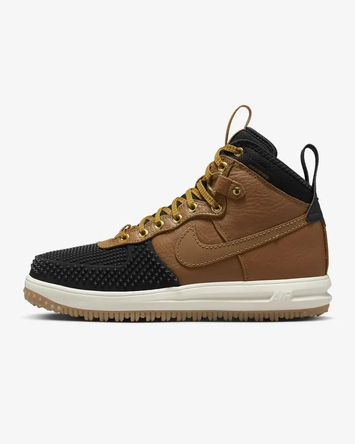 Men Lunar Force 1 Ale Brownblackgoldtoneale Brown Nike Lifestyle