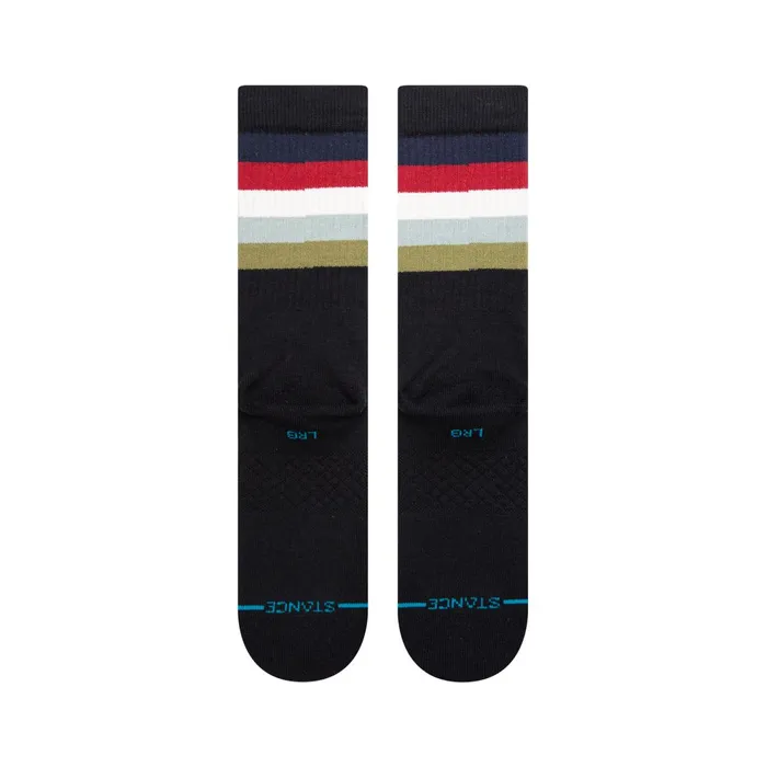 Men Maliboo Crew Socks Blackfade Stance Crew
