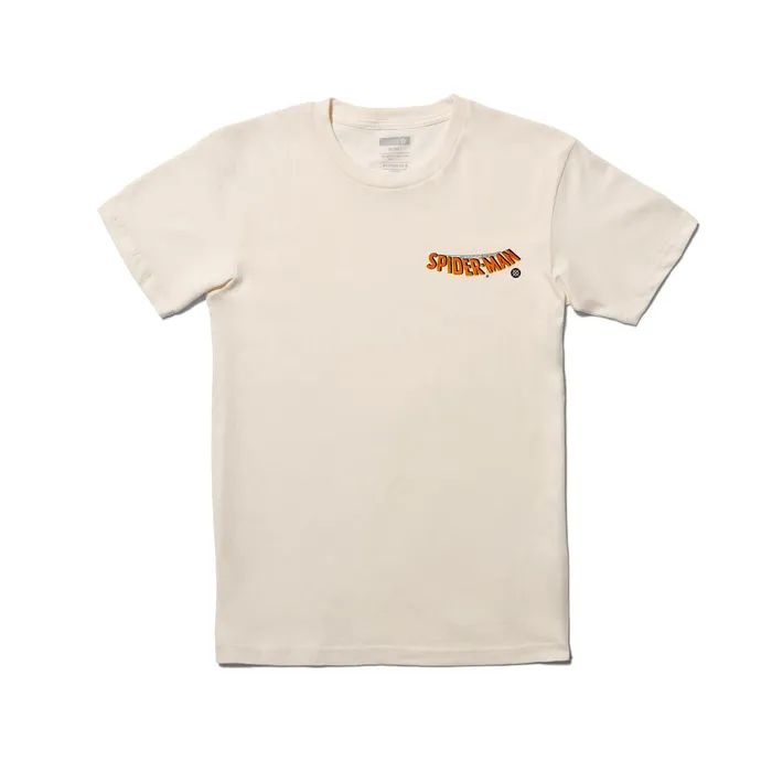 Men Marvel X Spidey Senses TShirt Vintagewhite Stance Graphics