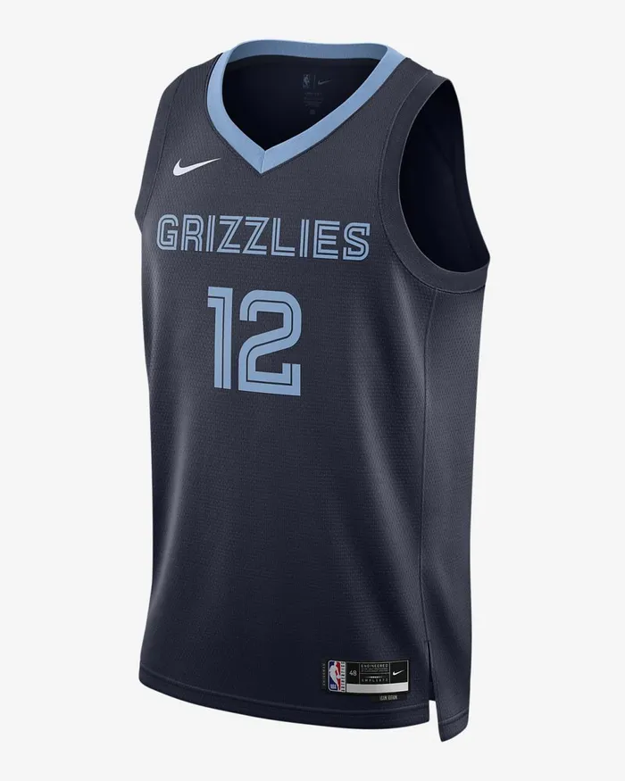 Men Memphis Grizzlies Icon Edition 202223 College Navy Nike Kits And Jerseys