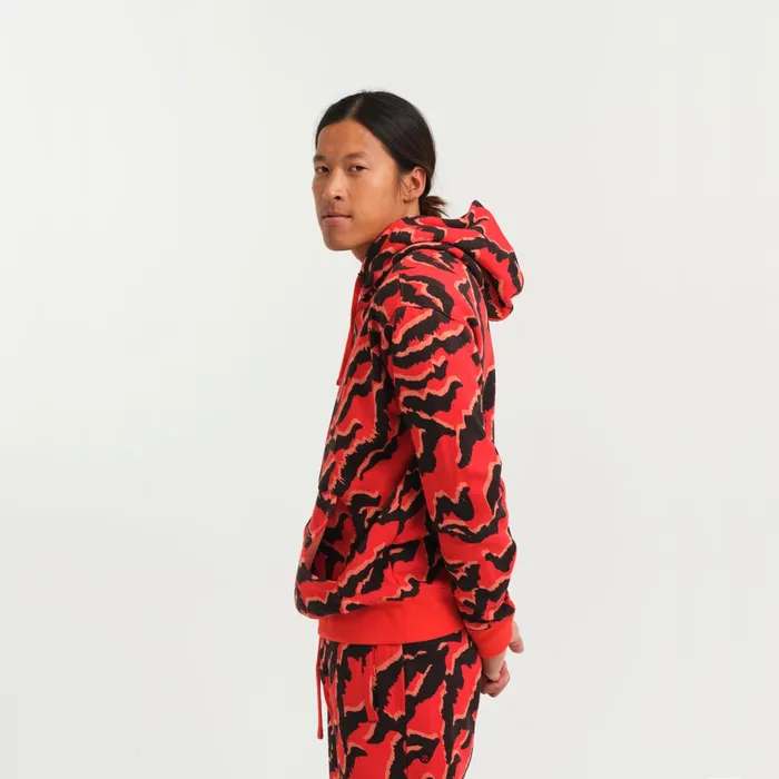 Men Mercury Hoodie Red Stance Sweatshirts and Hoodies
