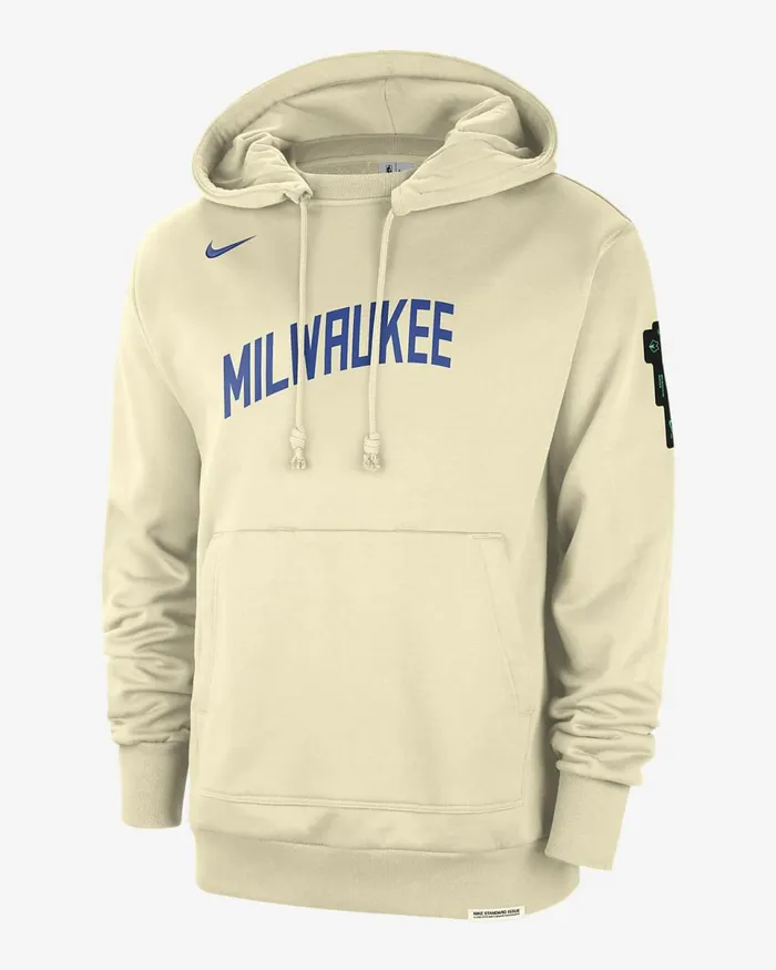 Men Milwaukee Bucks Standard Issue 202324 City Edition Flat Opal Nike Hoodies And Sweatshirts Men Milwaukee Bucks Standard Issue 202324 City Edition Flat Opal Nike Hoodies And Sweatshirts