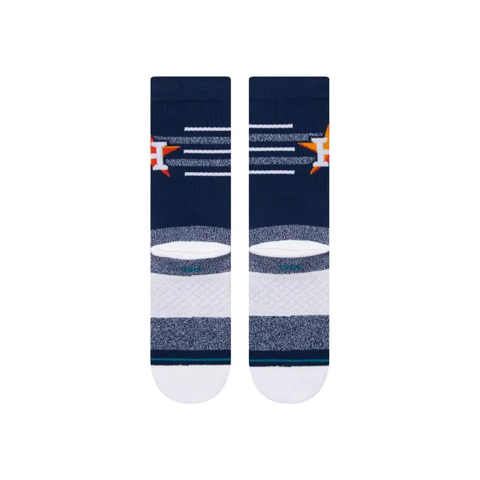 Men MLB X 2024 Closer Crew Socks Closer Astros 8211 Navy Stance Crew