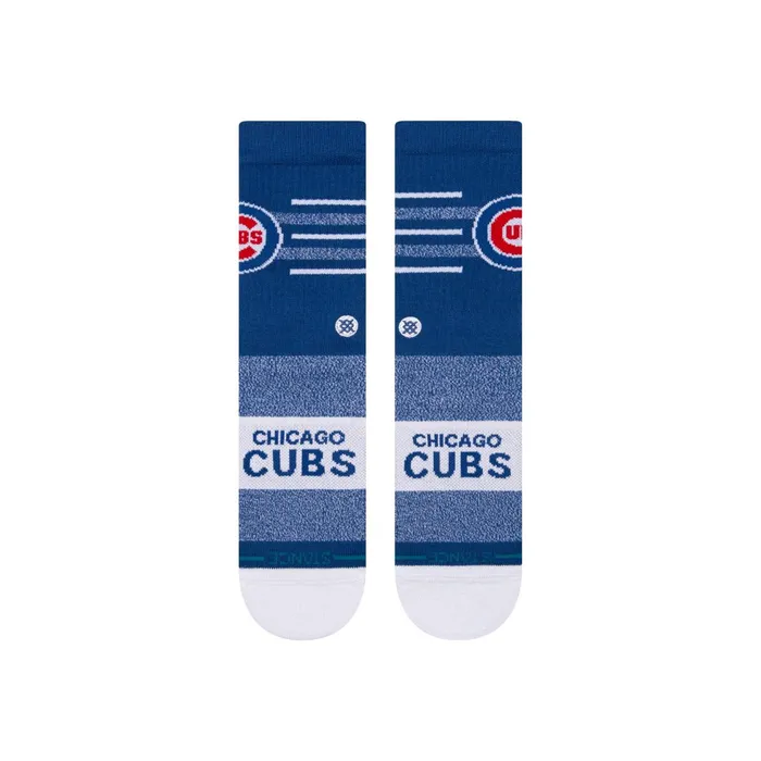 Men MLB X 2024 Closer Crew Socks Closer Cubs 8211 Blue Stance Crew