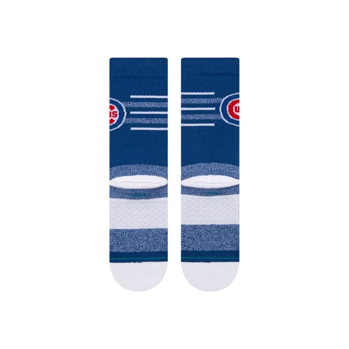 Men MLB X 2024 Closer Crew Socks Closer Cubs 8211 Blue Stance Crew