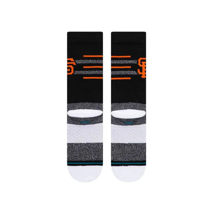 Men MLB X 2024 Closer Crew Socks Closer Giants 8211 Black Stance Crew