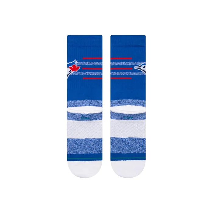 Men MLB X 2024 Closer Crew Socks Closer Jays 8211 Blue Stance Crew