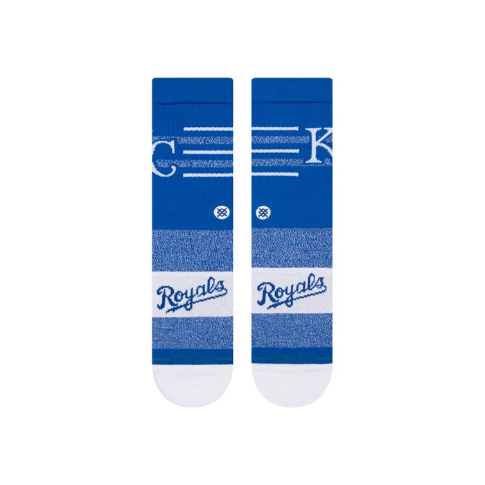Men MLB X 2024 Closer Crew Socks Closer Royals 8211 Blue Stance Crew