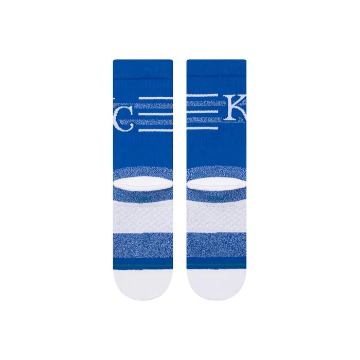 Men MLB X 2024 Closer Crew Socks Closer Royals 8211 Blue Stance Crew
