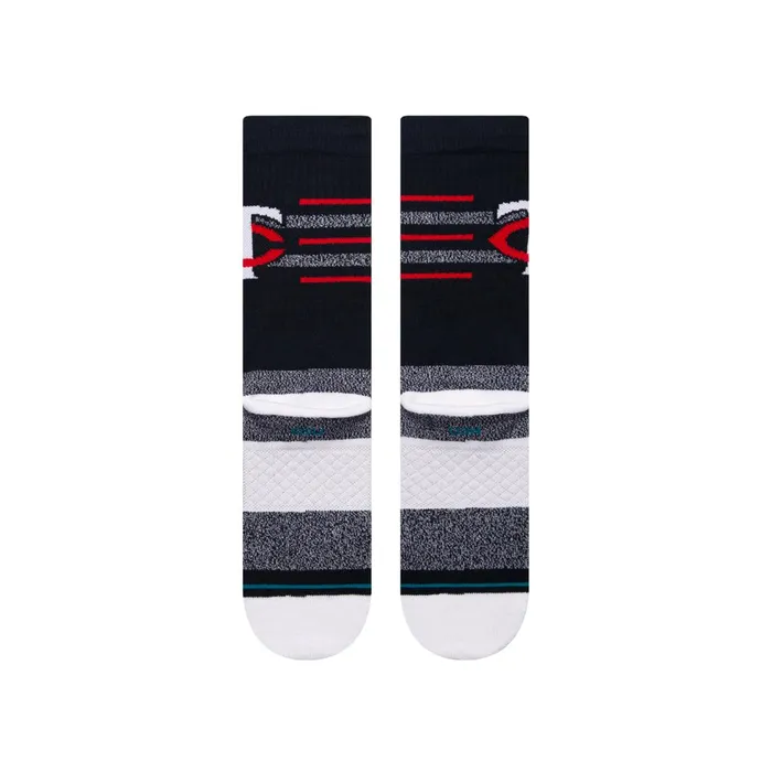 Men MLB X 2024 Closer Crew Socks Closer Twins 8211 Navy Stance Crew