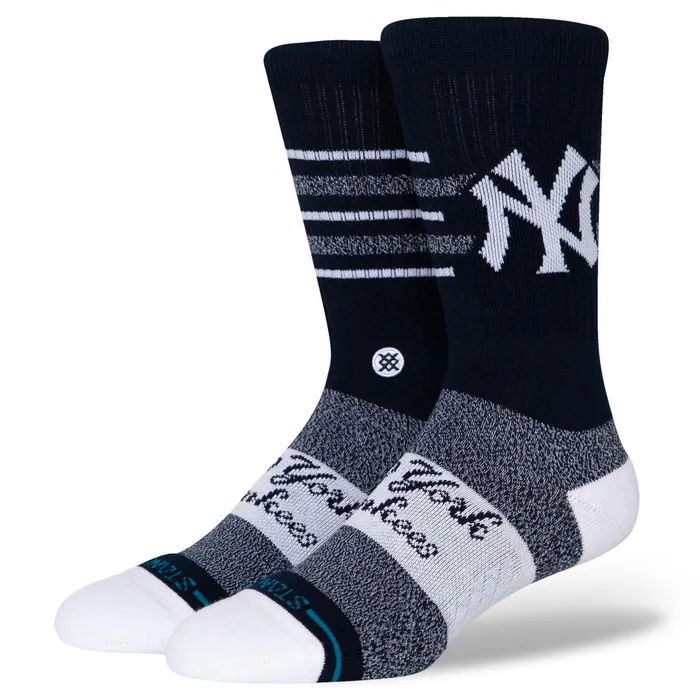 Men MLB X 2024 Closer Crew Socks Closer Yankees 8211 Navy Stance Crew