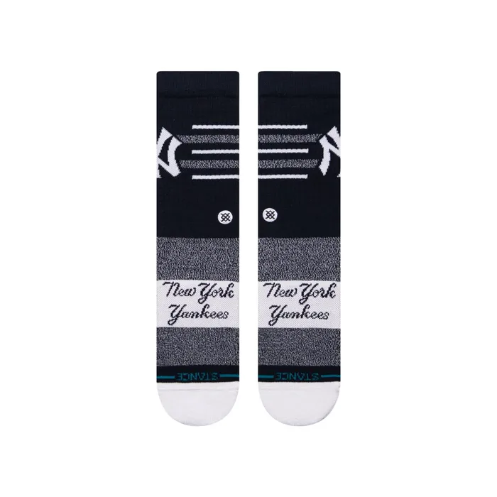 Men MLB X 2024 Closer Crew Socks Closer Yankees 8211 Navy Stance Crew