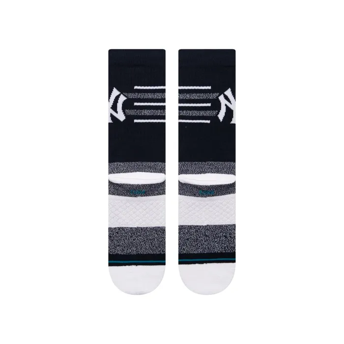 Men MLB X 2024 Closer Crew Socks Closer Yankees 8211 Navy Stance Crew