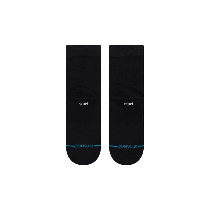 Men NBA Logoman Quarter Socks Black Stance Quarter
