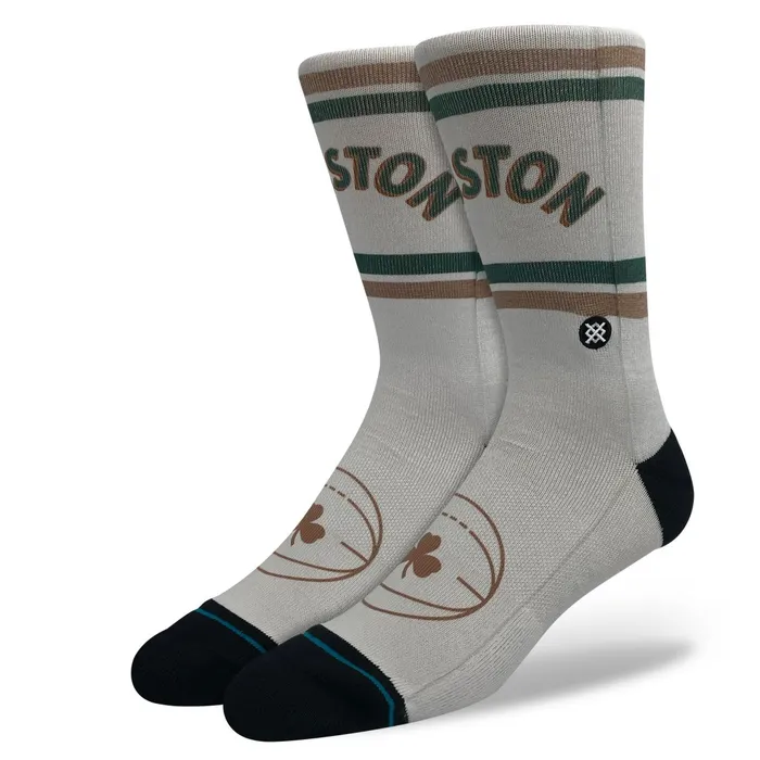 Men NBA X 2024 City Edition Poly Crew Socks Boston Celtics Stance Crew