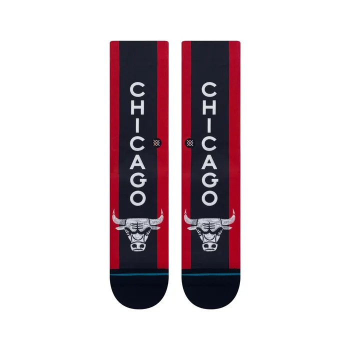 Men NBA X 2024 City Edition Poly Crew Socks Chicago Bulls Stance Crew