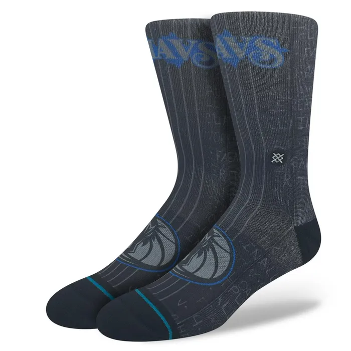 Men NBA X 2024 City Edition Poly Crew Socks Dallas Mavericks Stance Crew