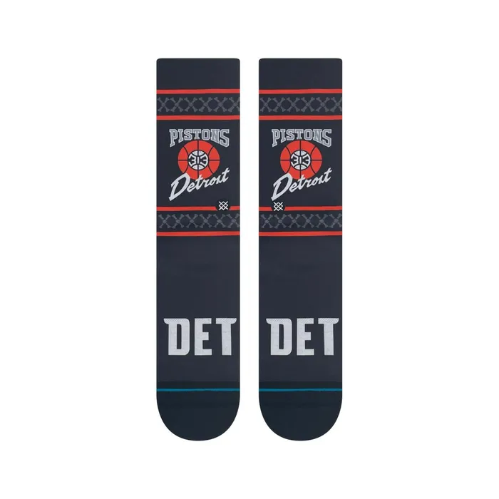 Men NBA X 2024 City Edition Poly Crew Socks Detroit Pistons Stance Crew