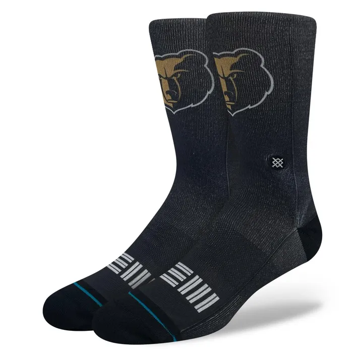 Men NBA X 2024 City Edition Poly Crew Socks Memphis Grizzlies Stance Crew