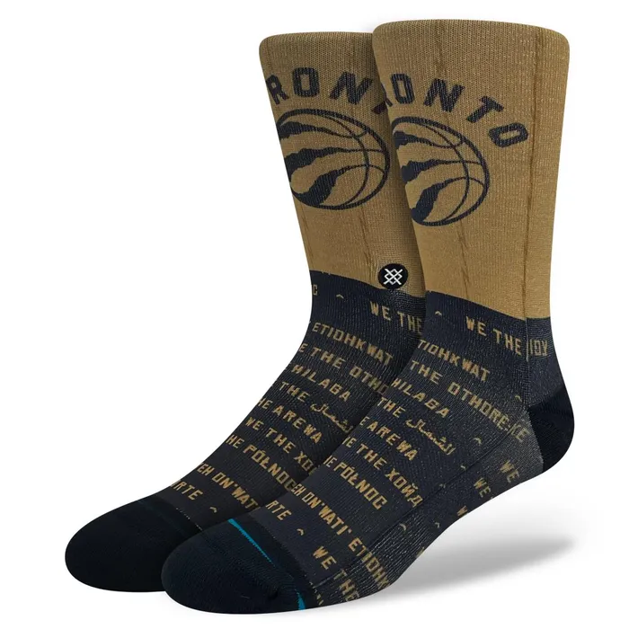 Men NBA X 2024 City Edition Poly Crew Socks Toronto Raptors Stance Crew