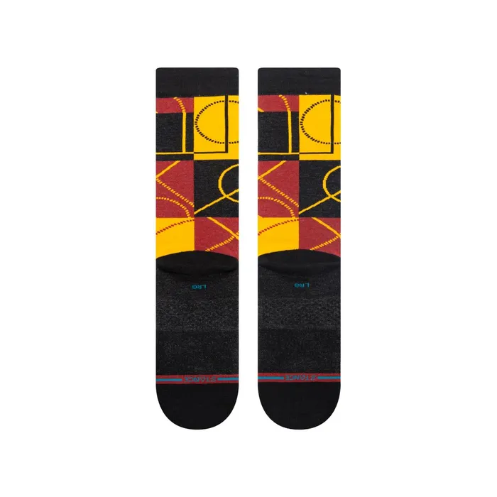 Men NBA Zone Crew Socks Miami Heat Stance Crew
