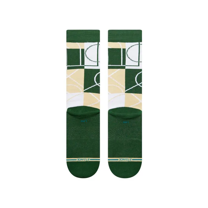 Men NBA Zone Crew Socks Milwaukee Bucks Stance Crew