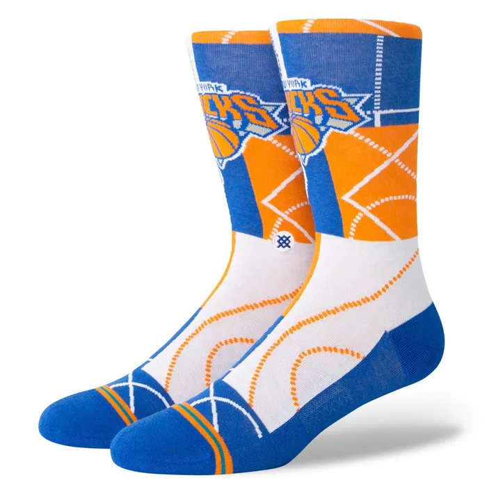 Men NBA Zone Crew Socks New York Knicks Stance Crew