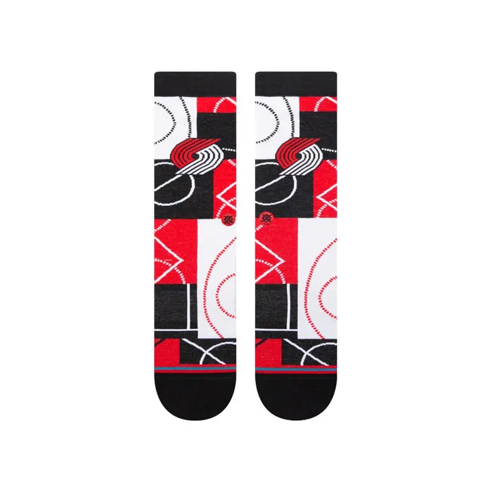 Men NBA Zone Crew Socks Portland Trailblazers Stance Crew