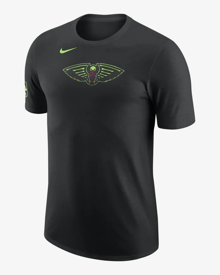 Men New Orleans Pelicans City Edition Black Nike Tops And TShirts
