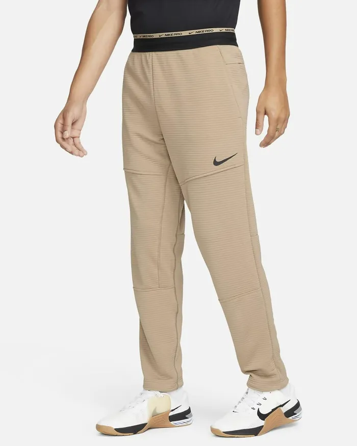 Men Nike Khakiblack Nike Trousers And Tights