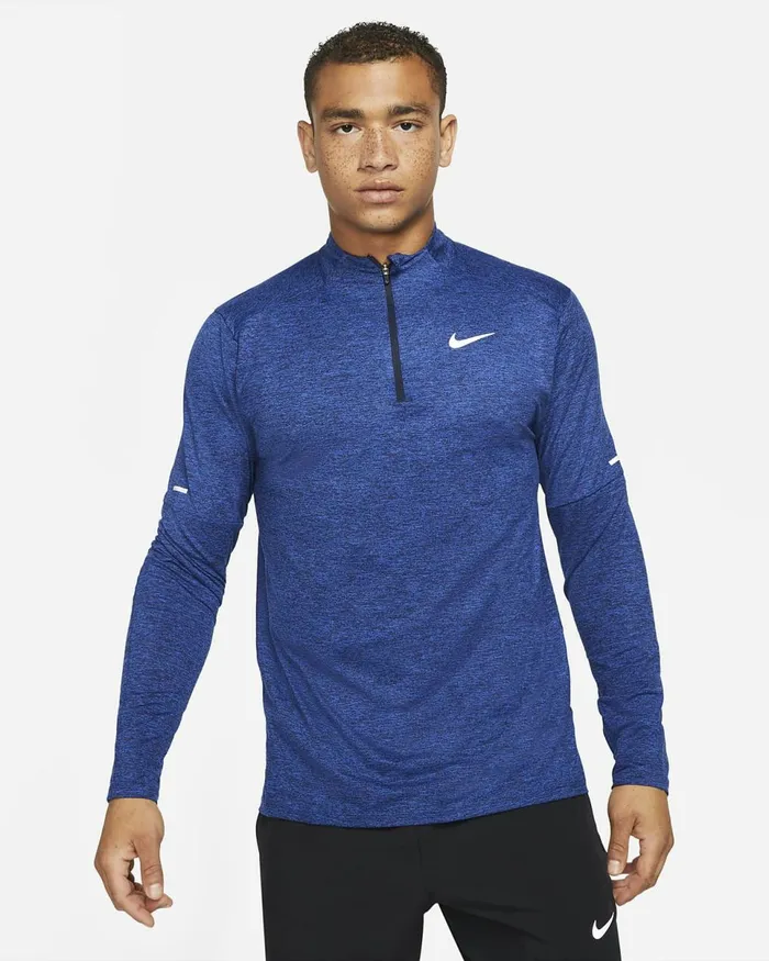 Men Nike Obsidiangame Royalheather Nike Tops And TShirts