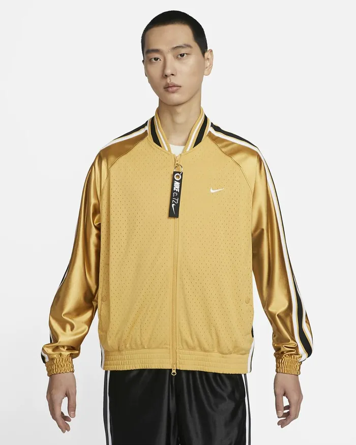 Men Nike Wheat Goldwheat Goldwhite Nike Jackets