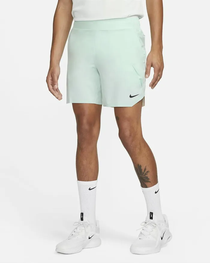 Men Nikecourt DriFit Slam Jade Icecoconut Milkblack Nike Shorts
