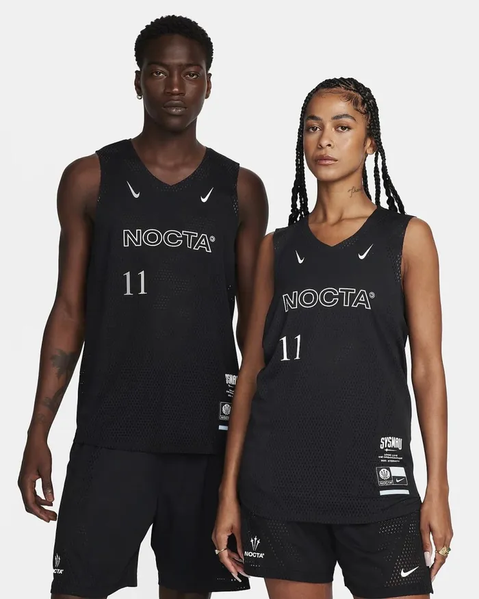 Men Nocta Blackwhite Nike Tops And TShirts