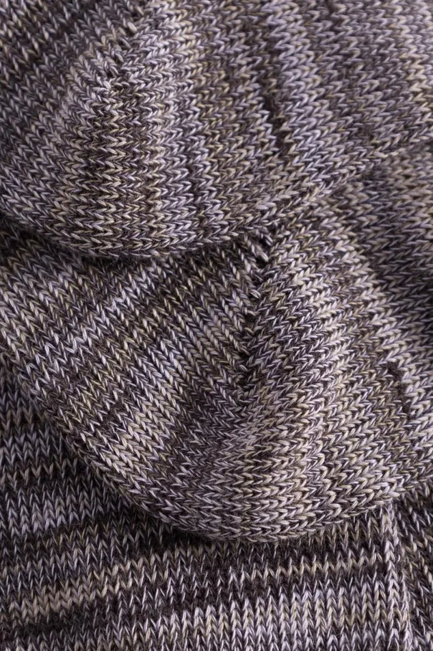 Men Norse Projects Accessories Bjarki Cotton Twist Sock Crocus Purple