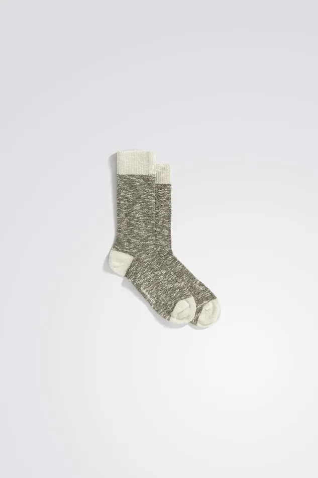 Men Norse Projects Accessories Ebbe Slub Sock Espresso